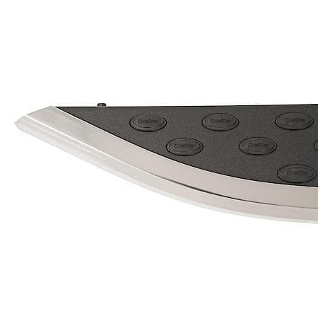 Powder Coated, Black With Chrome Trim, Aluminum, Unlighted