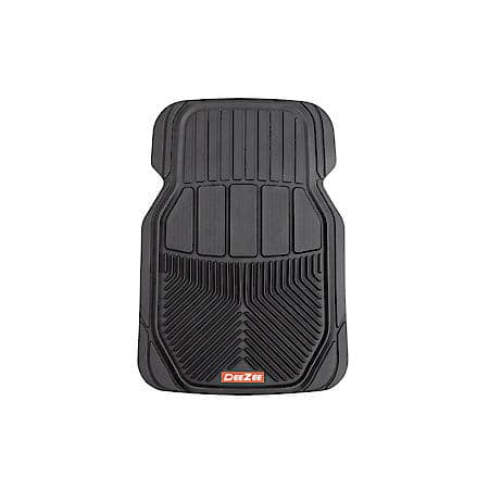 Universal 28 Inch Length X 19 Inch Width, Front, Black, Rubber, 2 Piece