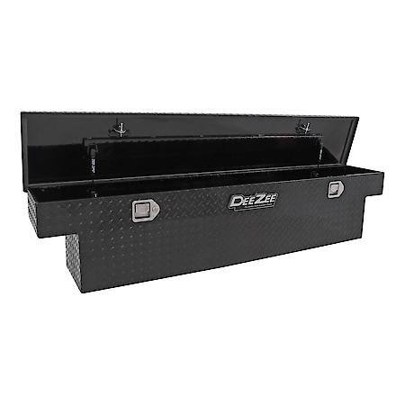 Crossover Single Lid Narrow, Diamond Tread, Black Glos, 12"L X 69.75"W X 14.25"H