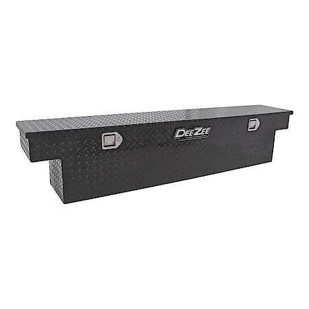 Crossover Single Lid Narrow, Diamond Tread, Black Glos, 12"L X 69.75"W X 14.25"H