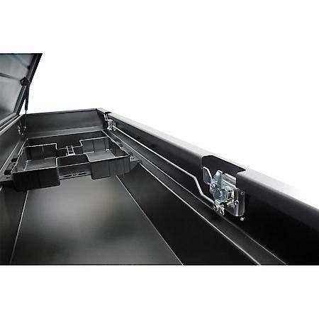 Crossover, Black Textured Powder Coat Steel, 20"L x 69-3/4"W x 12-1/4"H, 8.4CuFt