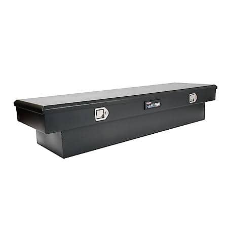 Crossover, Black Textured Powder Coat Steel, 20"L x 69-3/4"W x 12-1/4"H, 8.4CuFt