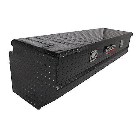 Chest, Single Lid, Diamond Tread, Black Gloss, 56" L X 19" W X 16" H