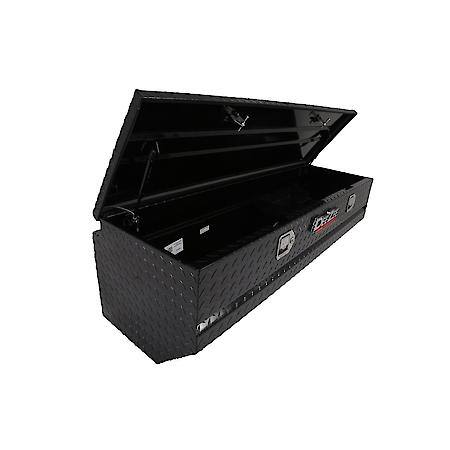Chest, Single Lid, Diamond Tread, Black Gloss, 56" L X 19" W X 16" H
