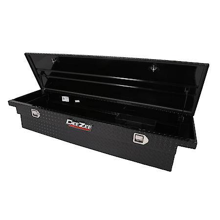 Crossover Low Profile, Single Lid, Diamond Tread, Black Gloss Aluminum