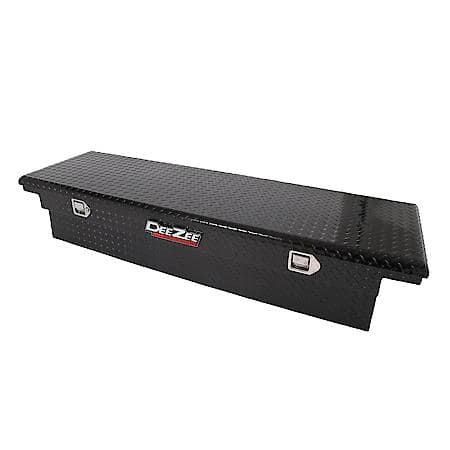 Crossover Low Profile, Single Lid, Diamond Tread, Black Gloss Aluminum