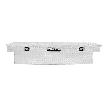 Crossover Single Lid Narrow, Brite Tread, Aluminum, 12" L X 69.75"W X 14.25"H