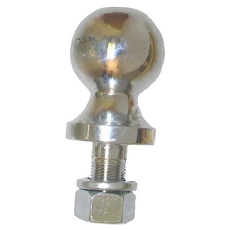 Trailer Hitch Ball; 2 Inch; Chrome