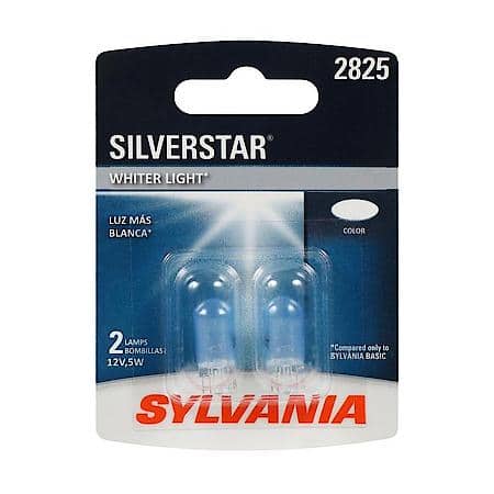 2825 SilverStar: Mini Bulb, High Performance, 2 Pack