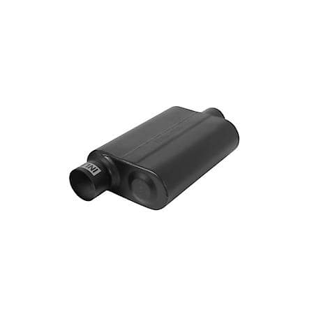 Super 44 Series Muffler 409S - 3.00 Offset In-3.00 Center Out - Aggressive Sound
