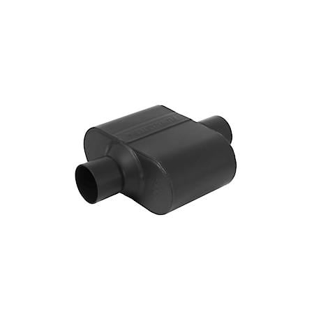 Super 10 Muffler 409S - 2.50 Center In - 2.50 Center Out - Aggressive Sound