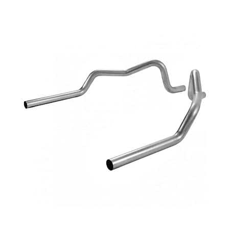 Prebent Tailpipes 409S - 2.50 In. Rear Exit - Pair