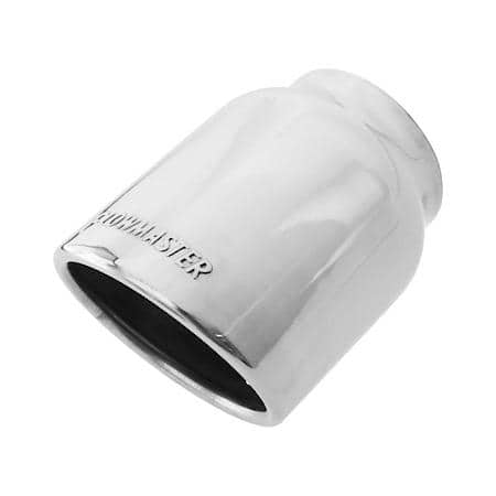 Exhaust Tip - 4.00 In. Rolled Angle Polished Ss Fits 3.00 In. Tubing - Weld On