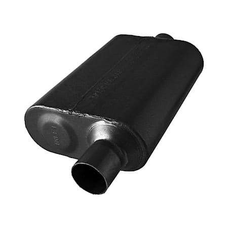 40 Series Muffler 409S - 2.25 Offset In - 2.25 Center Out - Aggressive Sound