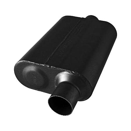 40 Series Muffler 409S - 2.50 Offset In - 2.50 Center Out - Aggressive Sound