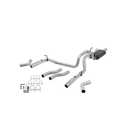 Cat-Back System 409S - Dual Rear-Side Exit -American Thunder-Mild-Moderate Sound
