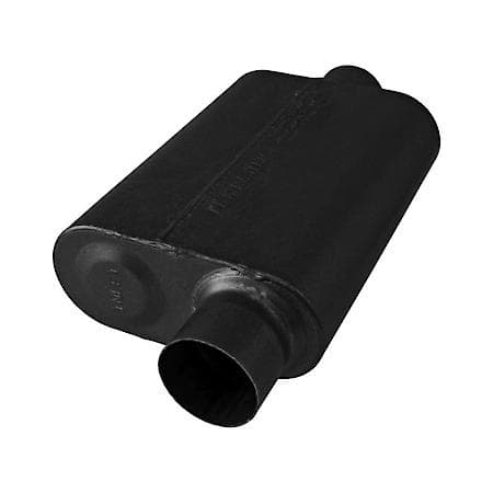 40 Series Muffler 409S - 3.00 Offset In - 3.00 Center Out - Aggressive Sound