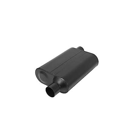 40 Series Muffler 409S - 2.25 Offset In - 2.25 Offset Out - Aggressive Sound