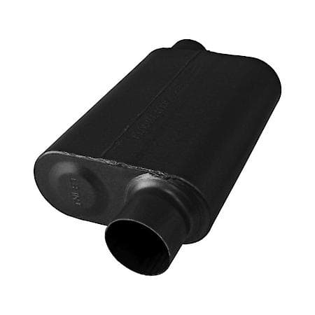 40 Series Muffler 409S - 3.00 Offset In - 3.00 Offset Out - Aggressive Sound
