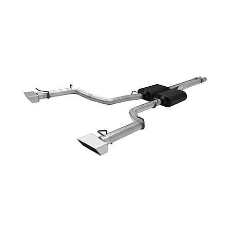 Cat-Back System 409S - Dual Rear Exit - American Thunder - Moderate-Aggressive