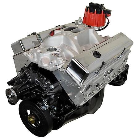 Engine Long Block; Chevrolet 383 Stroker 64-02 H.P. Mid-Drss