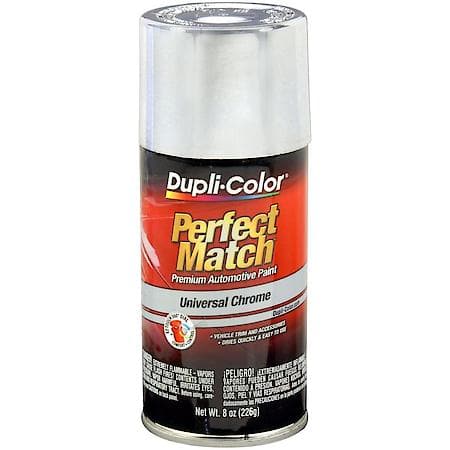 Perfect Match Automotive Paint, Universal Chrome, 8-Oz
