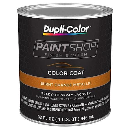 Paint Shop Finish System, Burnt Orange Metallic, 1-Qt