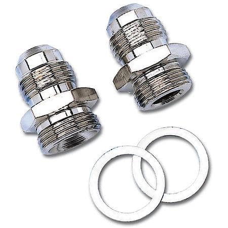 Carburetor Adapter Fitting; Red; -6AN