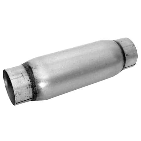Race Bullet Exhaust Resonator 2.5 Inch Inlet ID 2.5 Inch Outlet ID