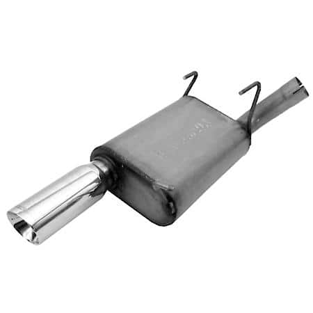 Ultra Flo Exhaust Muffler Assembly 2.5 Inch Inlet ID 2.5 Inch Outlet OD