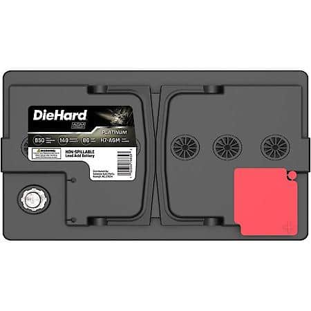 Battery : H7 Group Size, 850 CCA, 1000 CA, 140 Minute Reserve Capacity