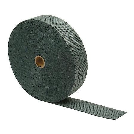 Black Glass Fiber Exhaust Wrap, 2 Inches X 100 Feet, Up To 1200 Deg. Direct