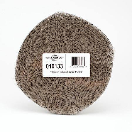 Titanium Exhaust Wrap, 1 Inch X 100 Feet, Handles 1800 Deg. Direct