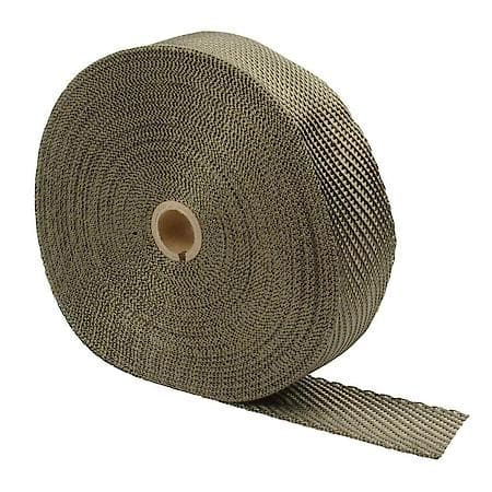 Titanium Exhaust Wrap, 1 Inch X 100 Feet, Handles 1800 Deg. Direct