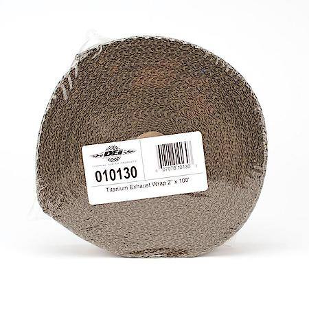 Titanium Exhaust Wrap, 2 Inches X 100 Feet, Handles 1800 Deg. Direct
