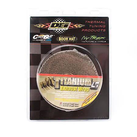 Titanium Exhaust Wrap, 1 Inch X 50 Feet, Handles 1800 Deg. Direct