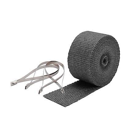 Black Pipe Wrap & Locking Ties Kit, Handles 1200 Deg. Direct