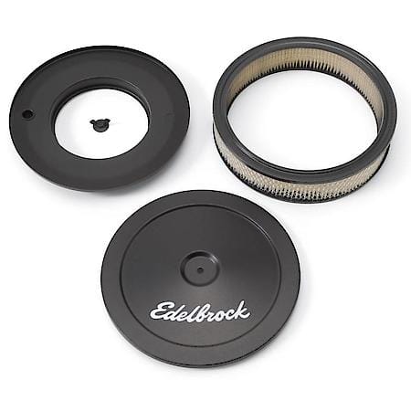 Pro-Flo Black 10" Round Air Cleaner with 2" Paper Element