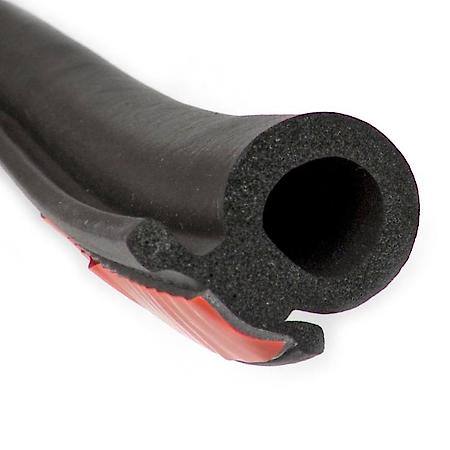 Multi Purpose Bulb Weatherstrip, 3/4 in. x 7/8 in. 20 ft, Black
