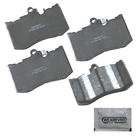 Brake Pads: Ceramic, Better Performance, Quiet - Front