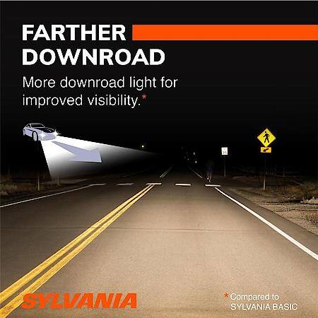 H1 XtraVision: Halogen Headlight Bulb, More Downroad Visibility, 2 Pack