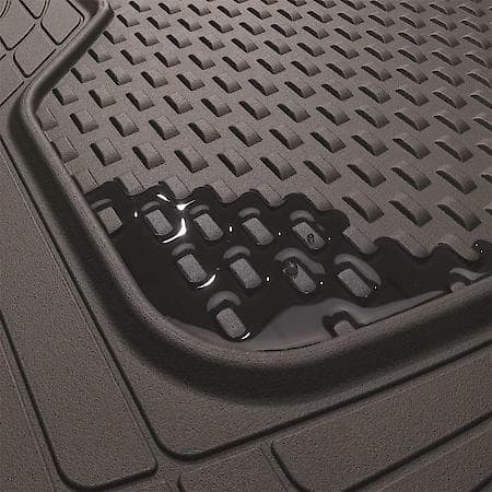 Trim To Fit, Flat Edges, Gray, Custom Blended Tpe, Non-Skid
