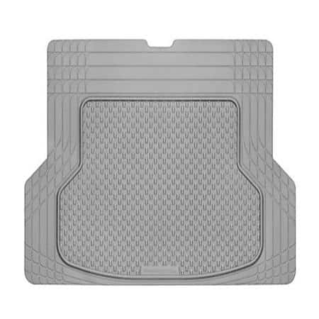 Trim To Fit, Flat Edges, Gray, Custom Blended Tpe, Non-Skid