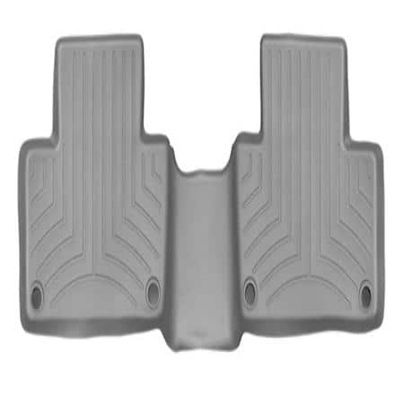 Molded Fit, Raised Channels With A Lower Reservoir, Gray, 1 Piece Over The Hump