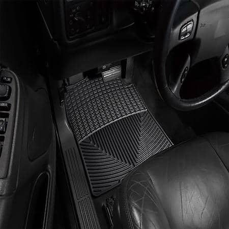 Direct-Fit, Deeply Sculpted Channels, Black, Rubber, 2 Piece