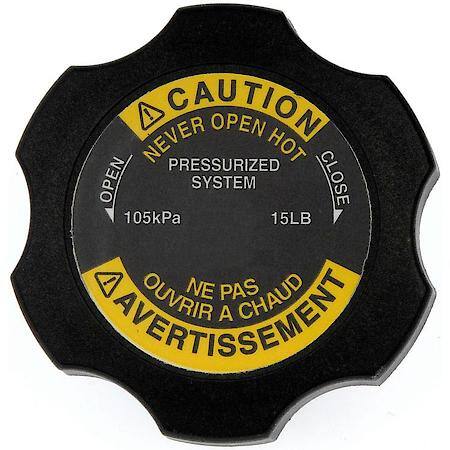 Heavy Duty Coolant Reservoir Cap: Twist On, Direct Replacement, Prevents Splashing, 1 Pack
