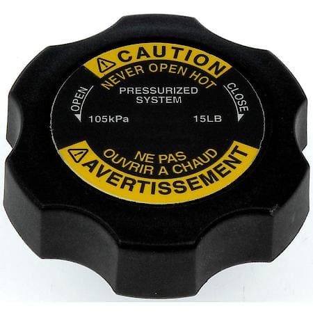 Heavy Duty Coolant Reservoir Cap: Twist On, Direct Replacement, Prevents Splashing, 1 Pack