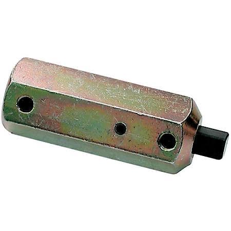 Pipe Plug Removal Tool; 1/2 Inch Drive Impact Socket with 1/4 Inch Steel Bit