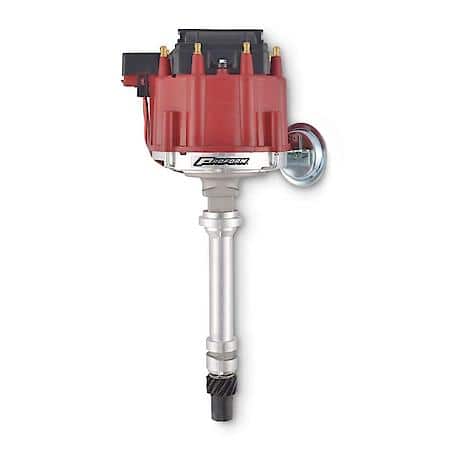 HEI Distributor; Black Cap, Fits Chevy V8 Engines, 1955-1982