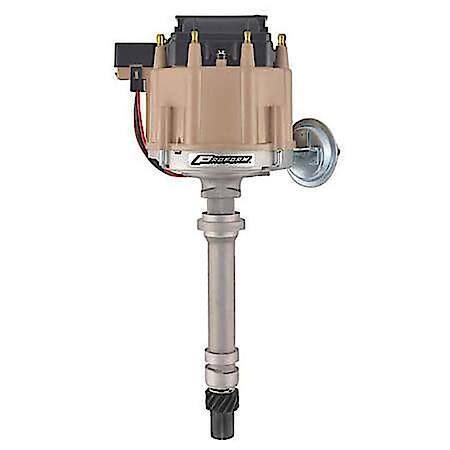 HEI Distributor; Red Cap, Fits Chevy Small and Big Block V8 Engines 1955-1982